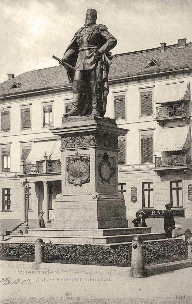 Wiesbaden. Kaiser-Friedrich-Denkmal, 1903