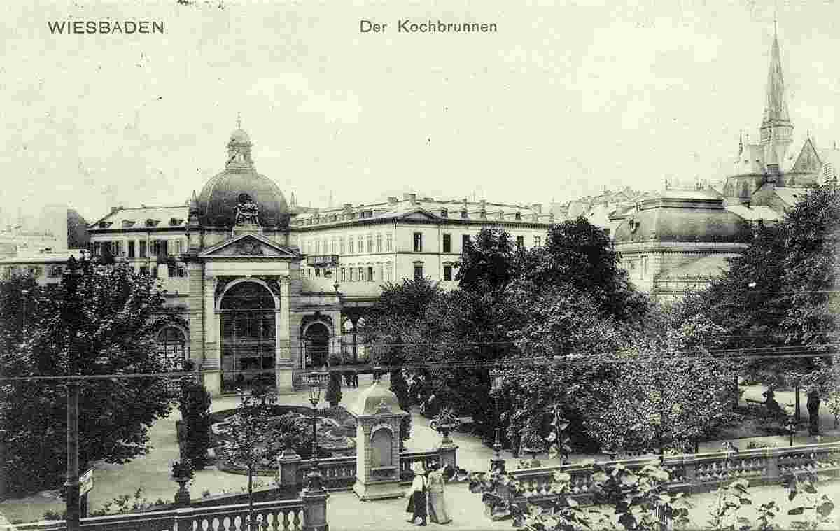 Wiesbaden. Kochbrunnen, 1907
