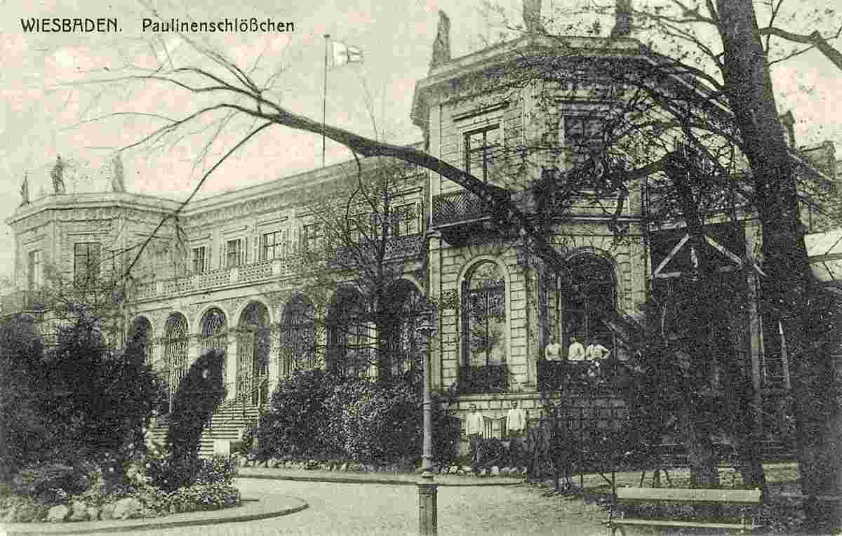 Wiesbaden. Paulinenschlößchen, 1918
