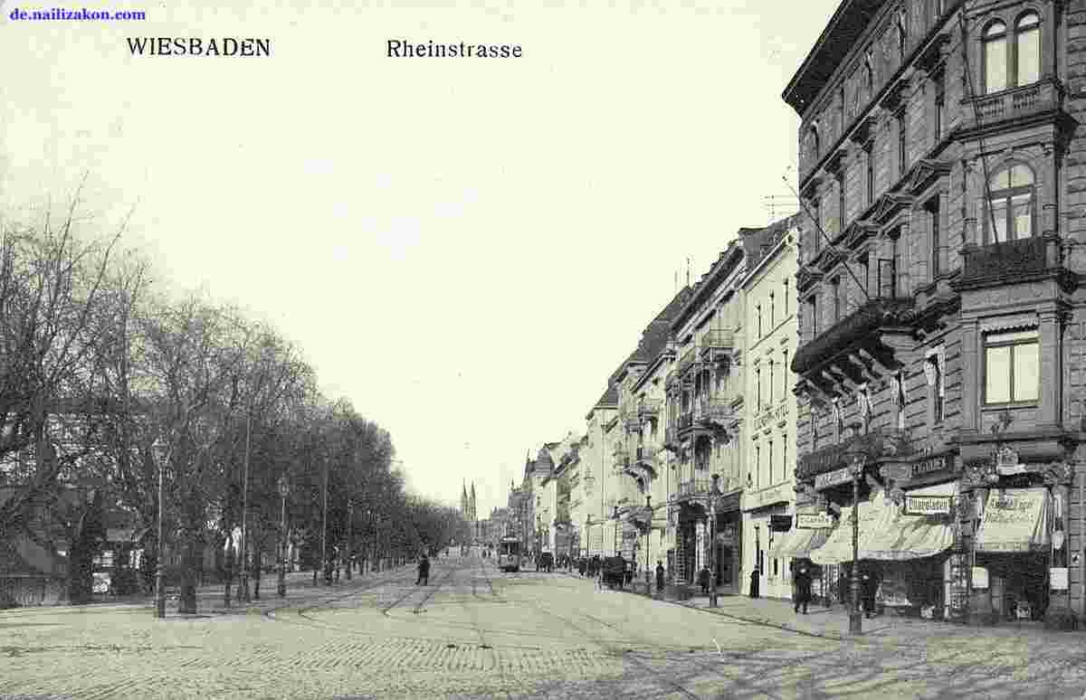 Wiesbaden. Rheinstraße