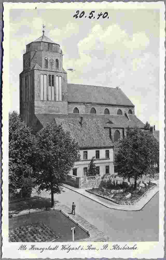 Wolgast. Sankt Petrikirche, 1940