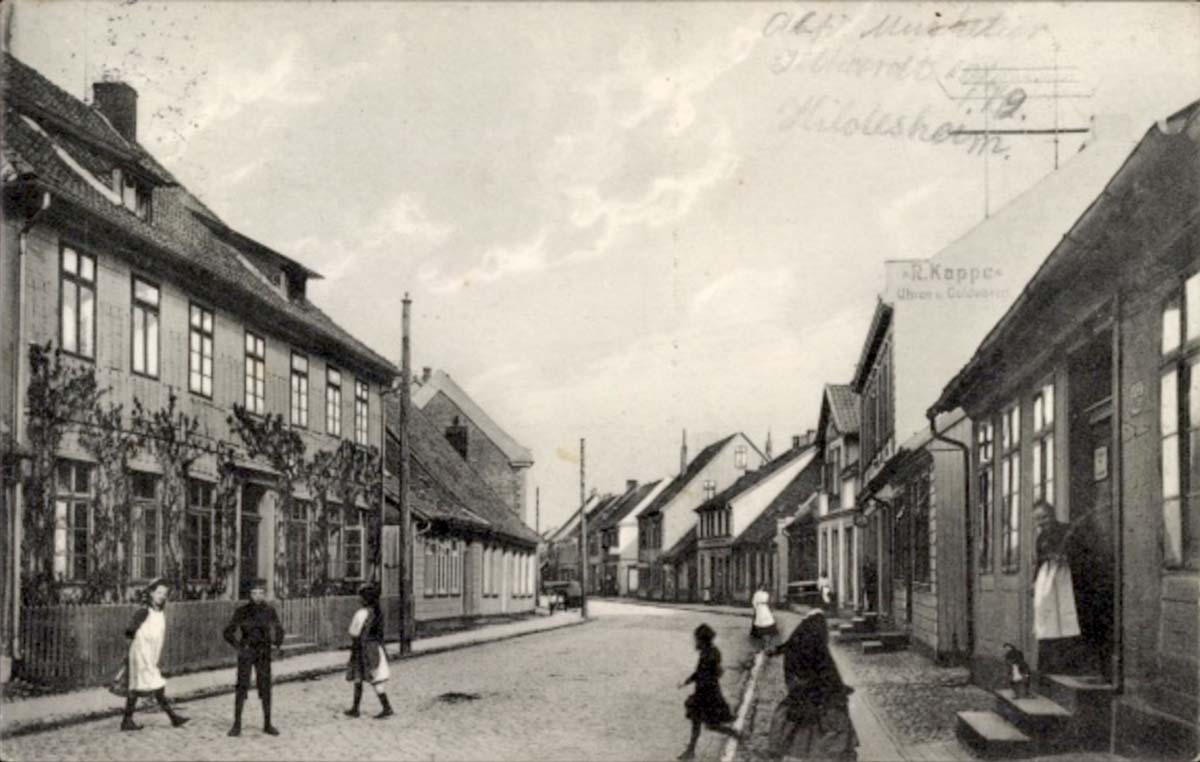 Walsrode. Moorstraße, Uhren- und Goldwaren R. Kappe, 1913