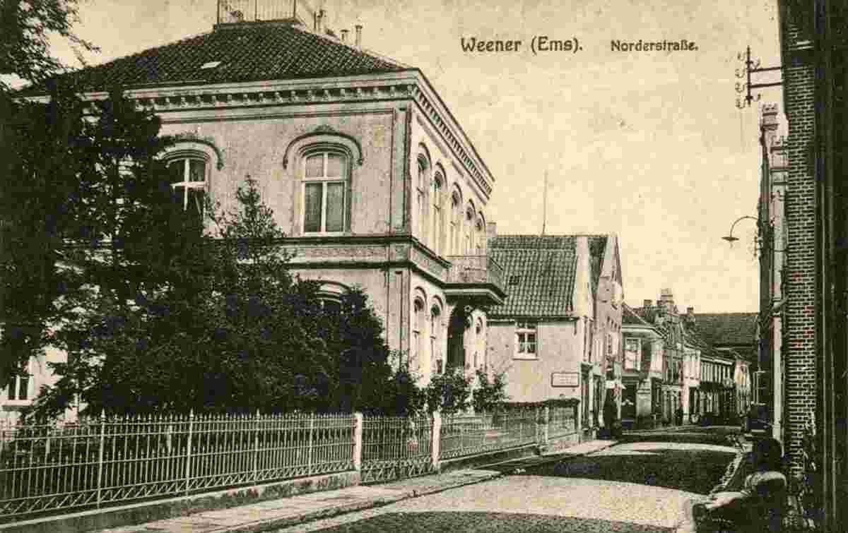 Weener. Norderstraße, 1910s