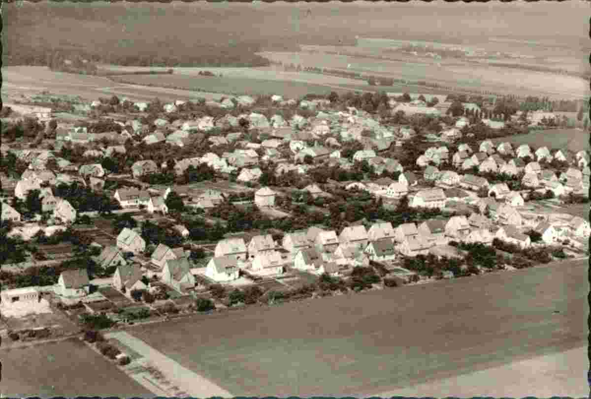 Wennigsen. Fliegeraufnahme auf Bredenbeck, 1962