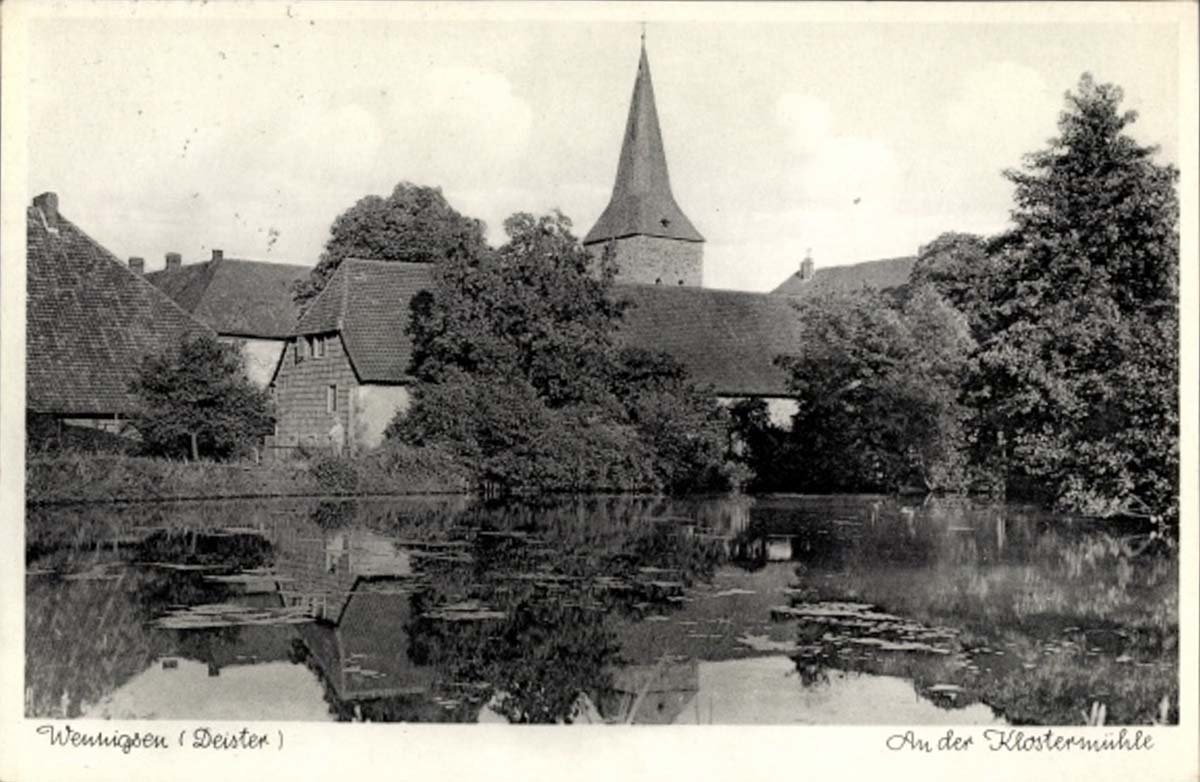 Wennigsen (Deister). Klostermühle und Teich