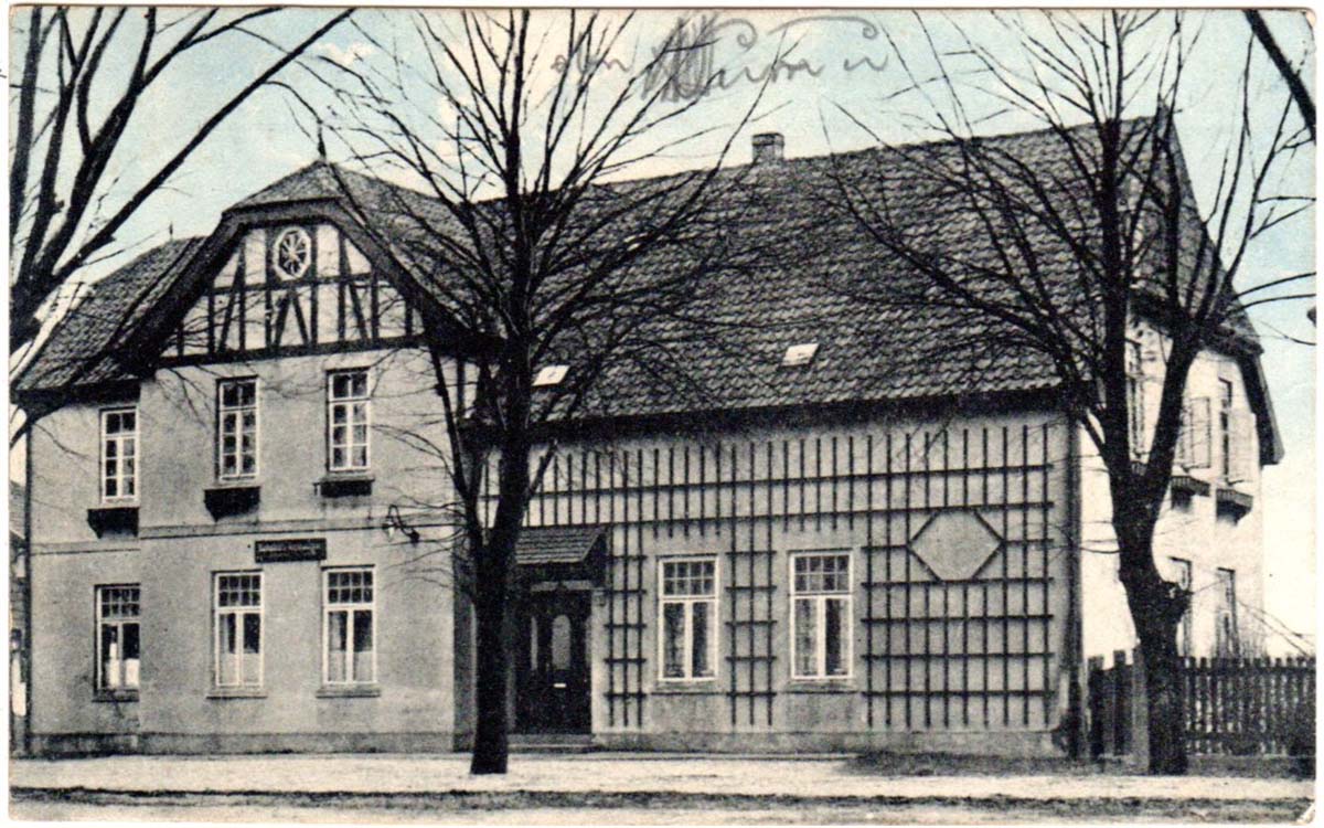 Weyhe. Erichshof - Bahnhof mit Restaurant, 1924