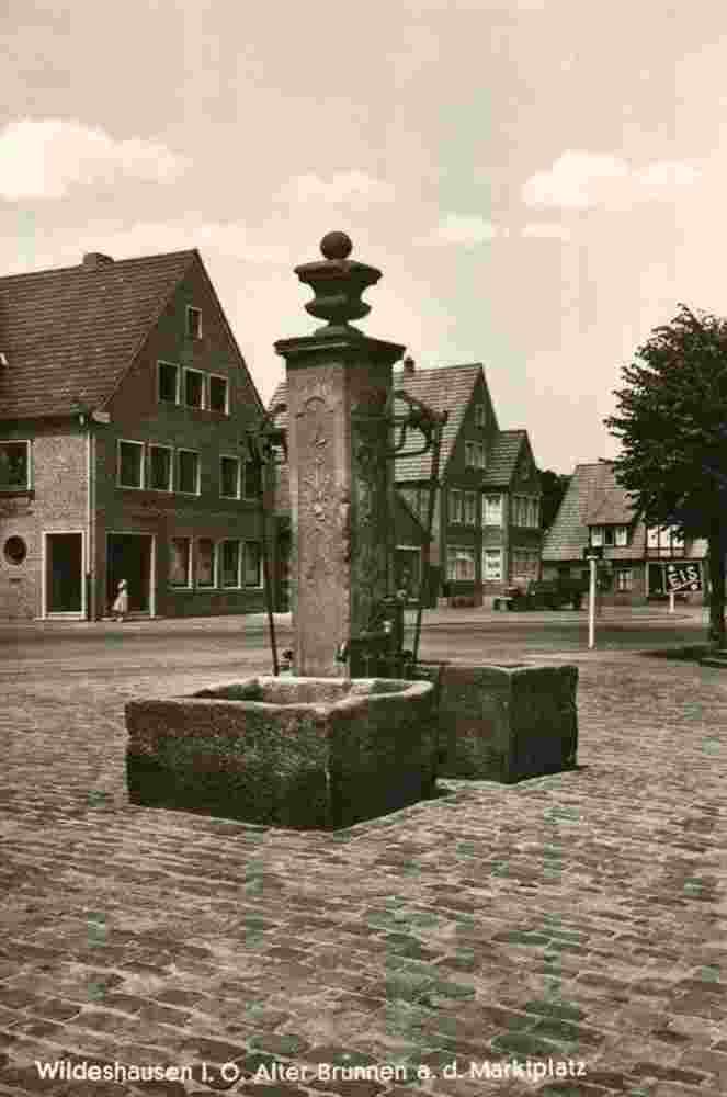 Wildeshausen. Alter Brunnen am Marktplatz