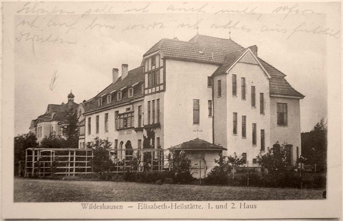 Wildeshausen. Elisabeth - Heilstätte, 1 und 2 Haus