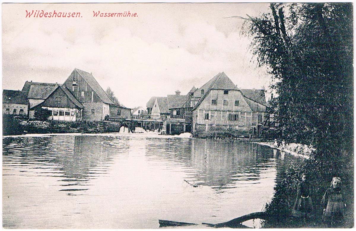 Wildeshausen. Wassermühle, Kinder