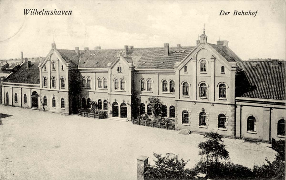 Wilhelmshaven. Bahnhof, 1908
