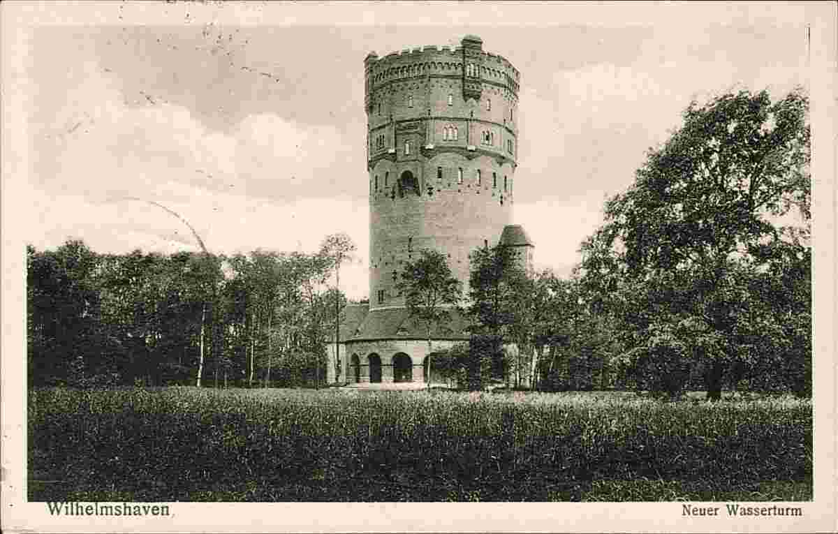 Wilhelmshaven. Neuer Wasserturm, 1915