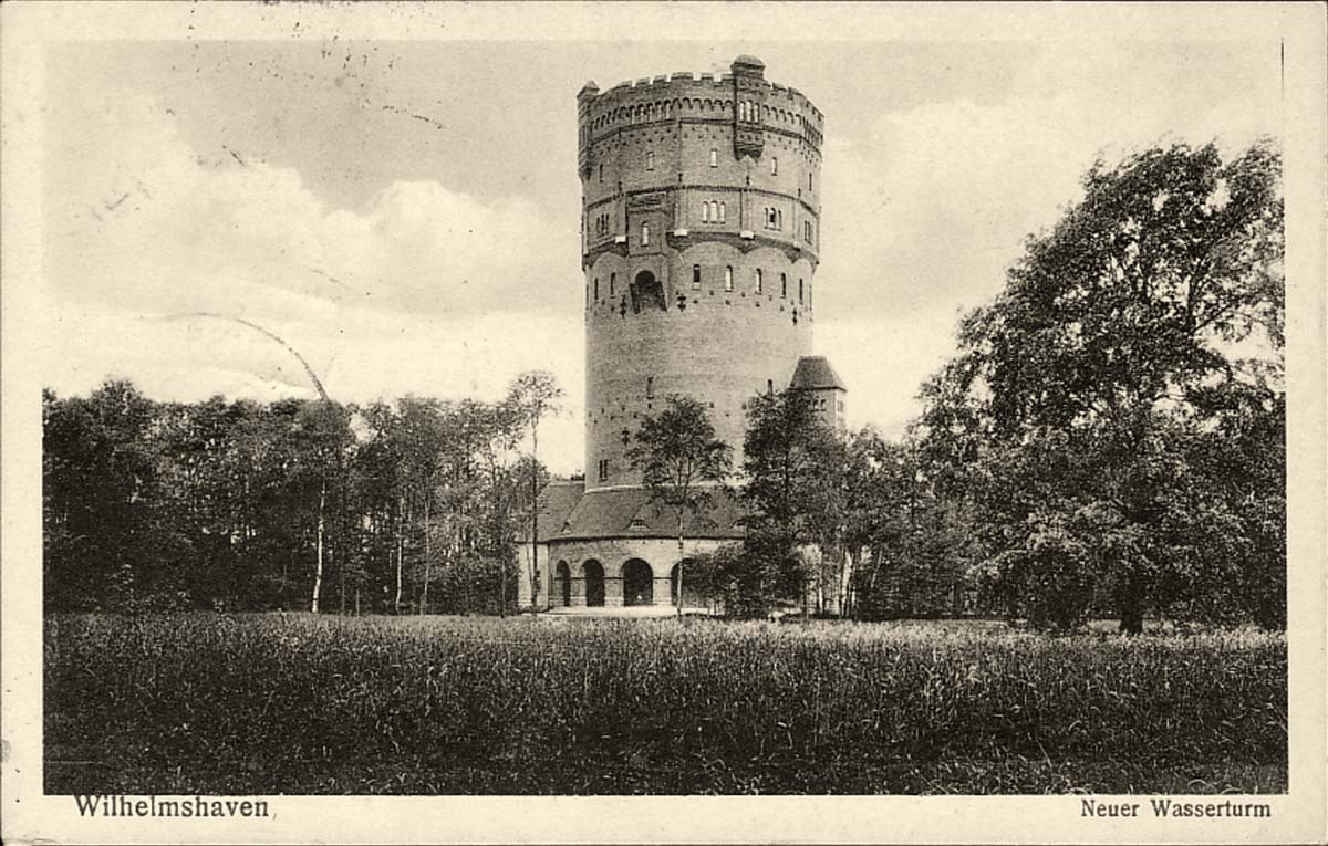 Wilhelmshaven. Neuer Wasserturm, 1915