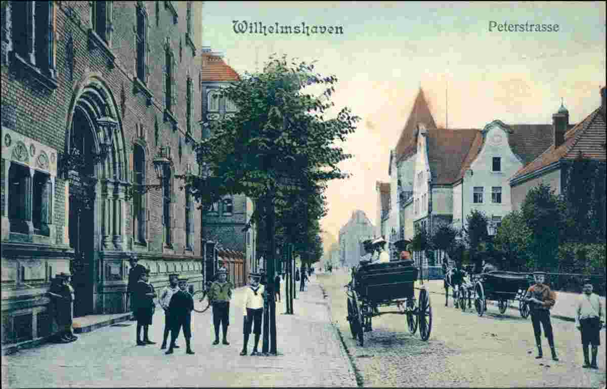 Wilhelmshaven. Peterstraße, 1909