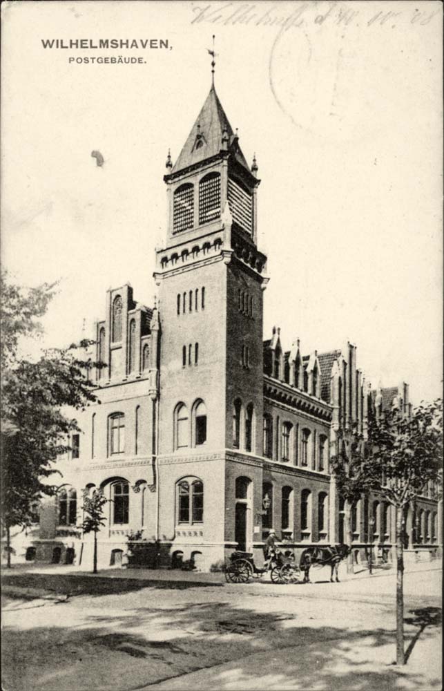 Wilhelmshaven. Postgebäude, 1909