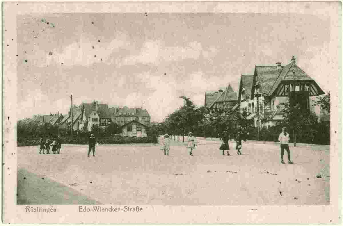 Wilhelmshaven. Rüstringen - Edo-Wiemken-Straße, 1921