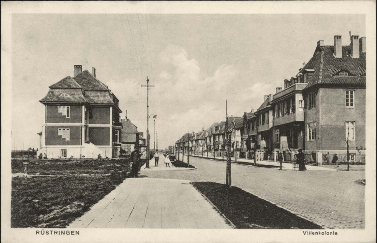 Wilhelmshaven. Rüstringen - Villenkolonie, 1922