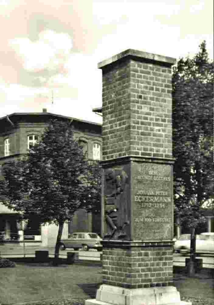 Winsen. Johann Peter Eckermann Denkmal, 1960