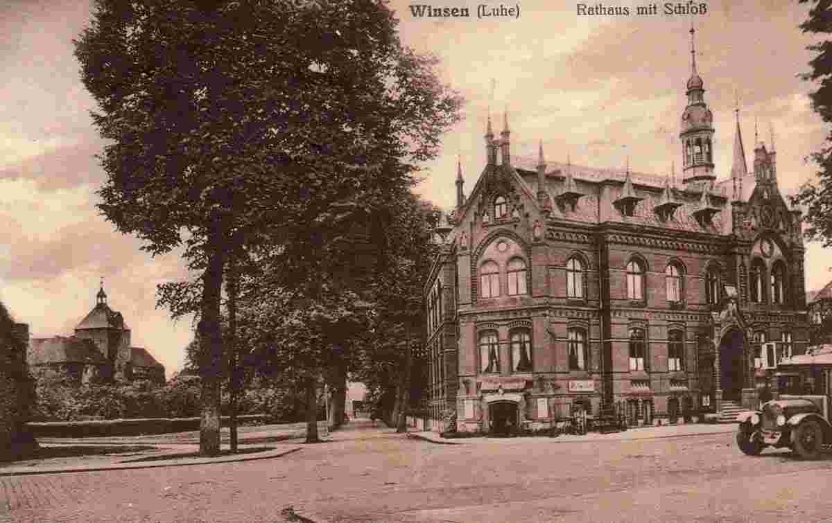 Winsen. Rathaus und Schloß, 1931