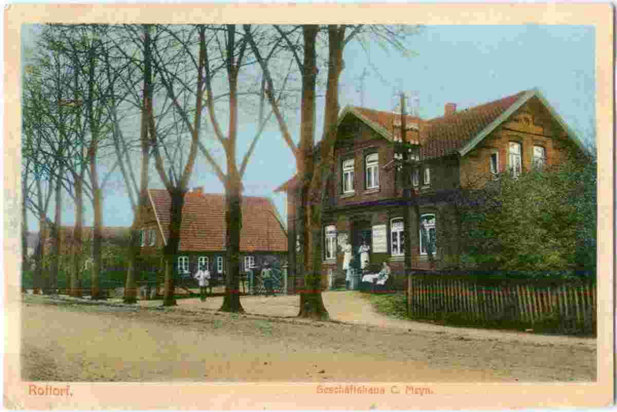 Winsen. Rottorf - Geschäftshaus Meyn, 1912