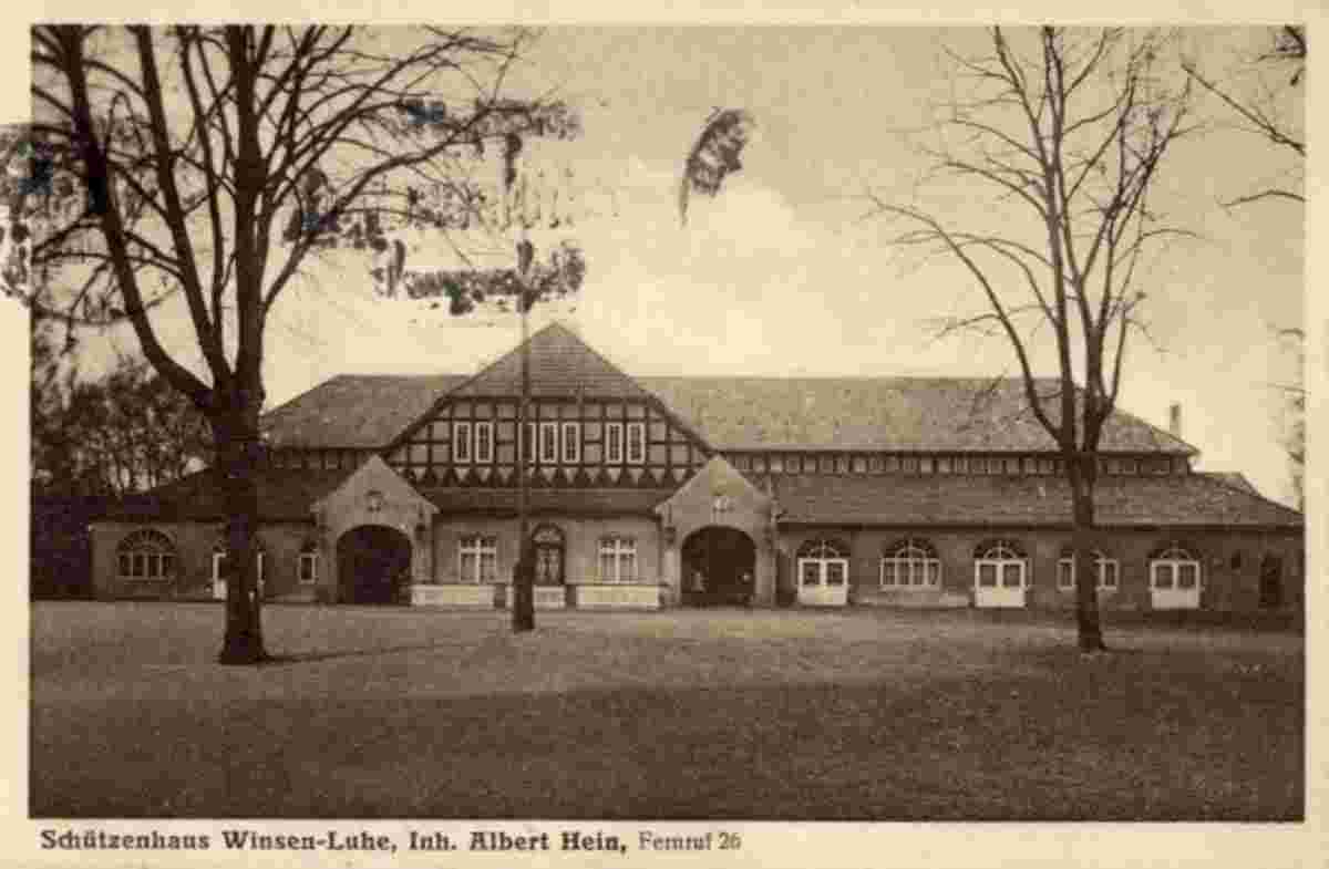 Winsen. Schützenhaus, Inhaber Albert Heijn, 1935