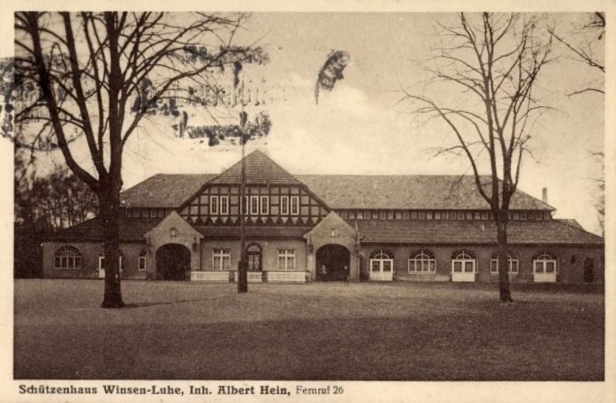 Winsen (Luhe). Schützenhaus, Inhaber Albert Heijn, 1935