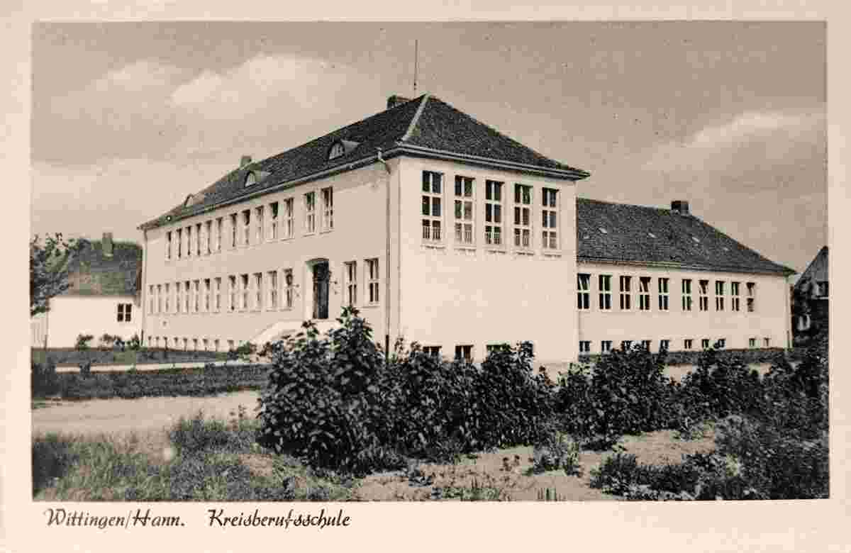 Wittingen. Kreisberufsschule in 1950er Jahre
