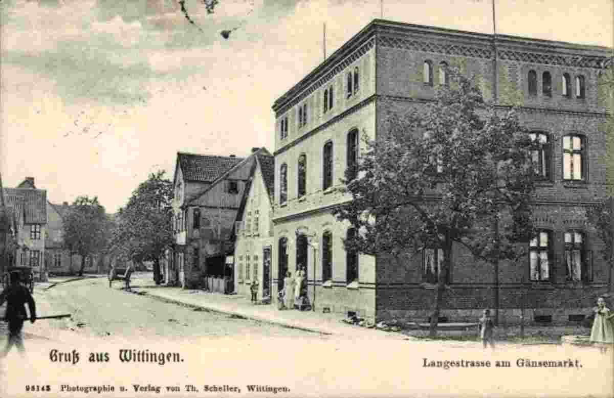 Wittingen. Lange Straße am Gänsemarkt