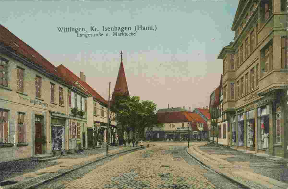 Wittingen. Lange Straße und Marktecke