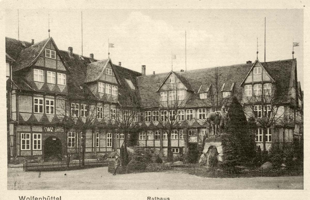 Wolfenbüttel. Rathaus, zwischen 1900 und 1910