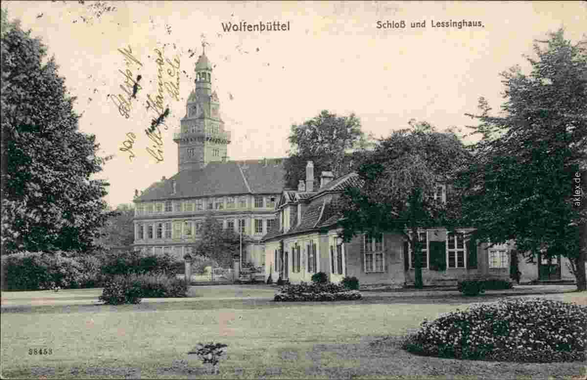 Wolfenbüttel. Schloß und Lessinghaus, 1916