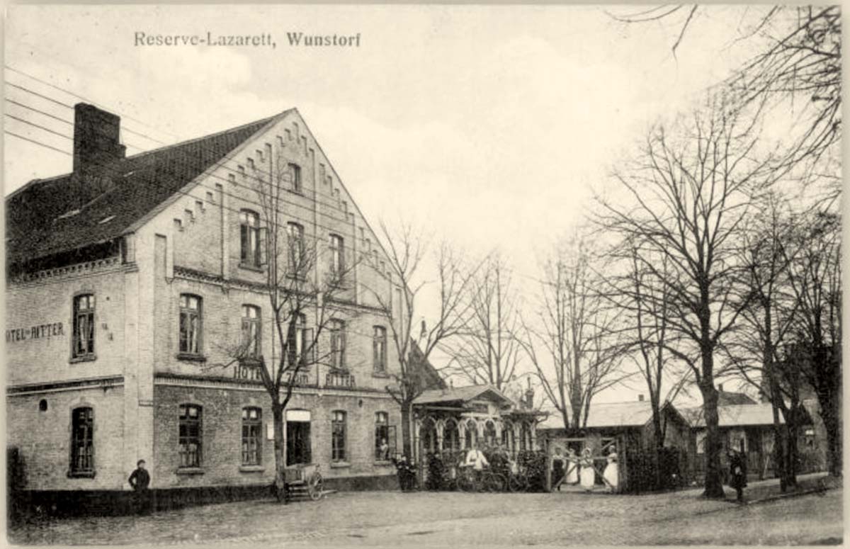 Wunstorf. Hotel zum Ritter, Reserve-Lazarett