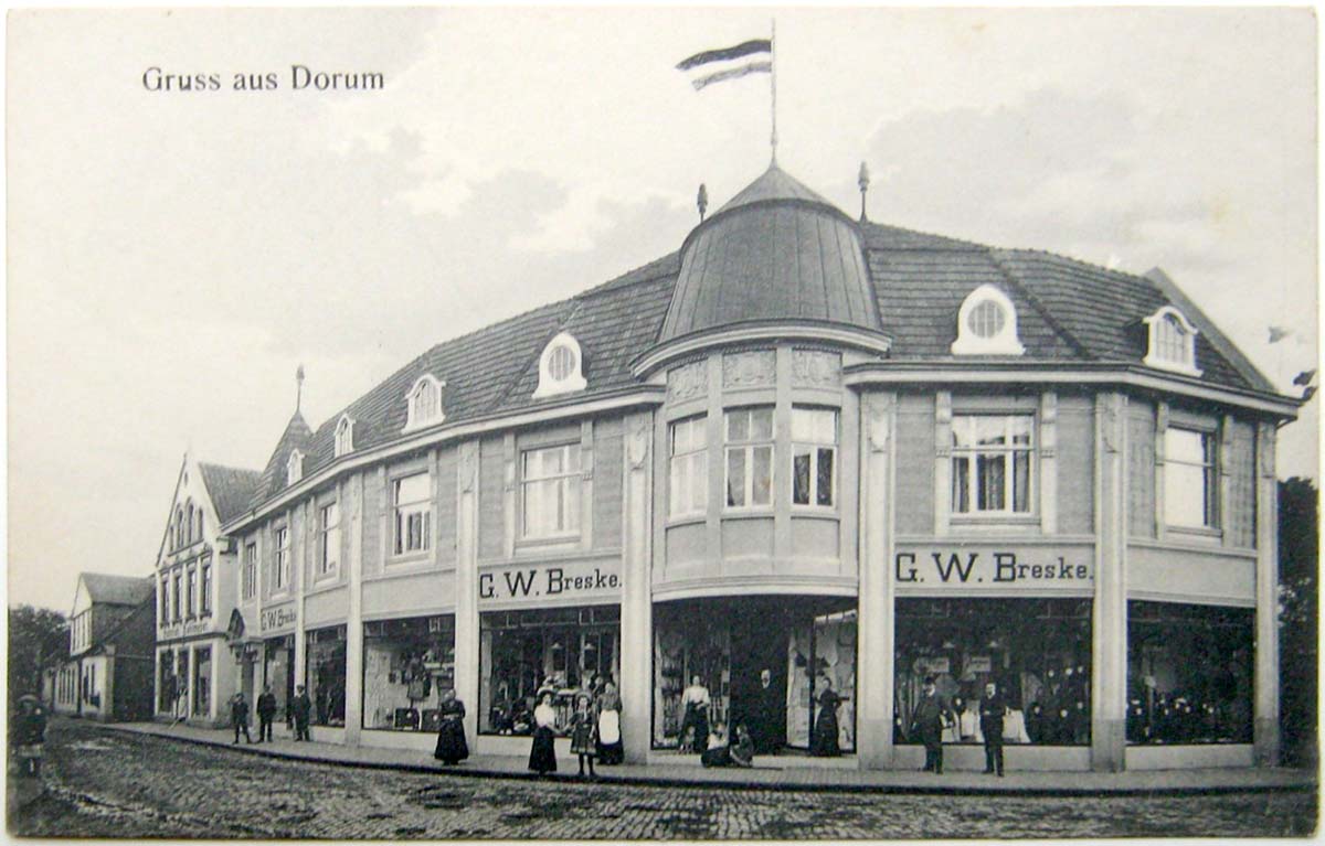 Wurster Nordseeküste. Dorum - Warenhaus, um 1910s