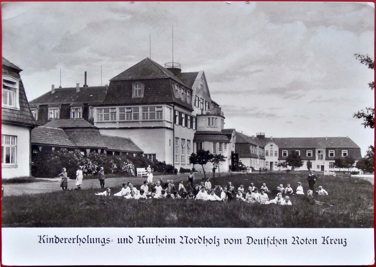 Wurster Nordseeküste. Nordholz - Kinder Erholungs und Kurheim vom Deutschen Roten Kreuz, 1938