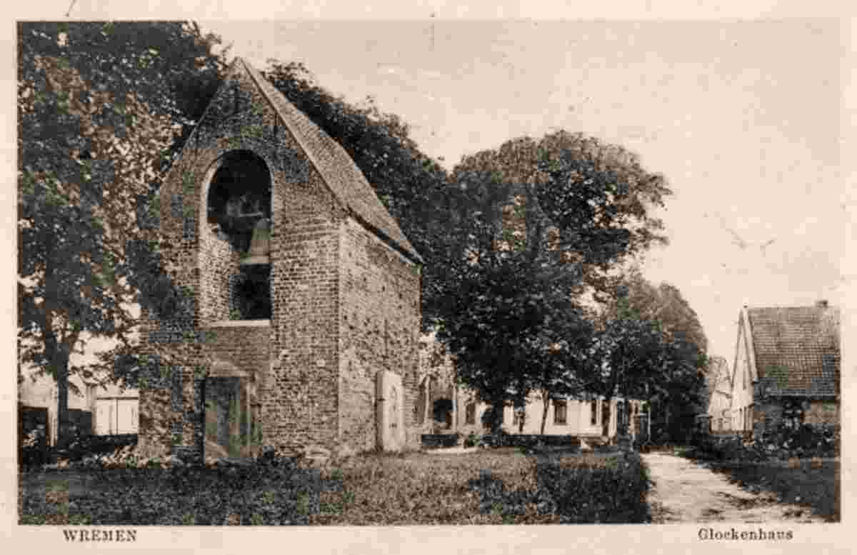 Wurster Nordseeküste. Wremen - Glockenhaus, 1922