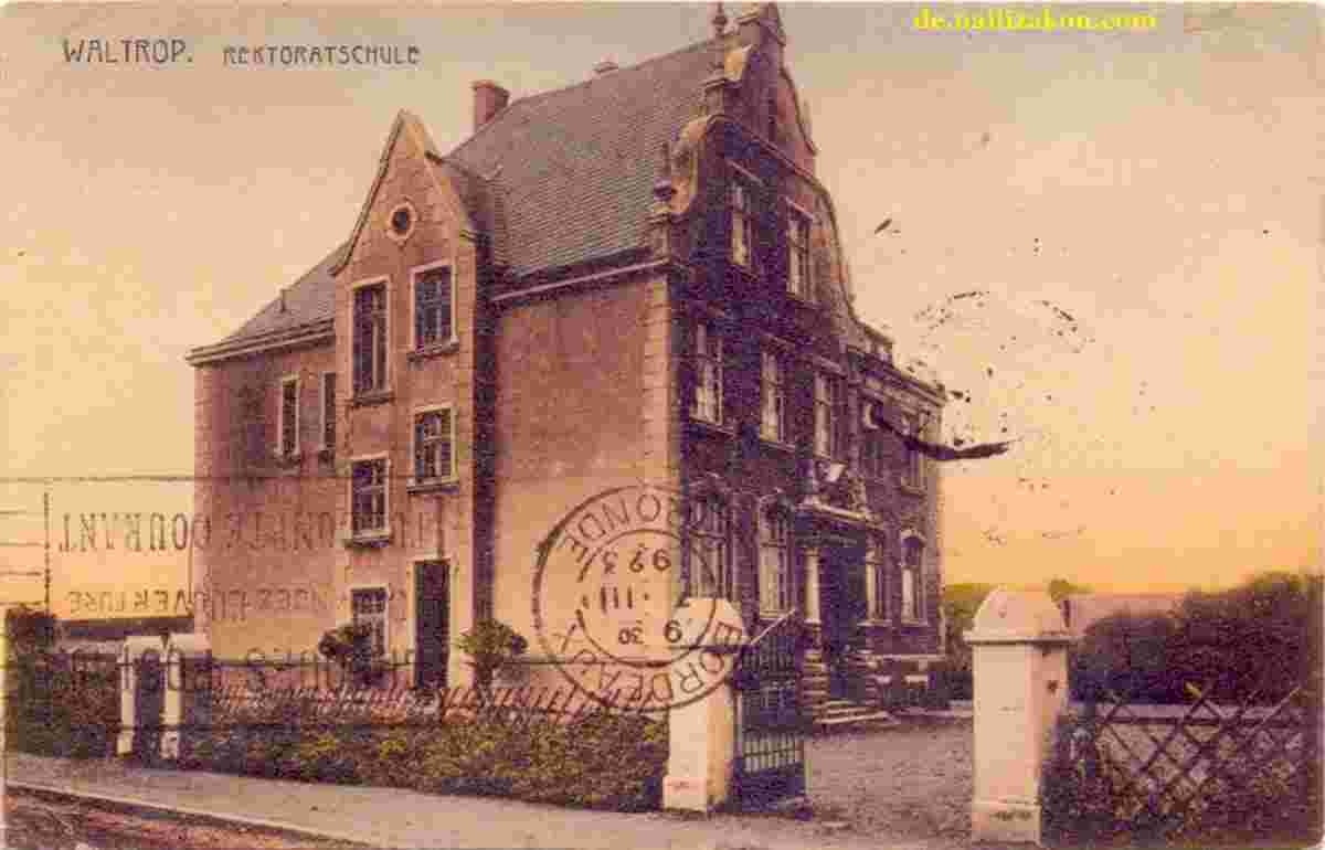 Waltrop. Rektoratsschule, 1923