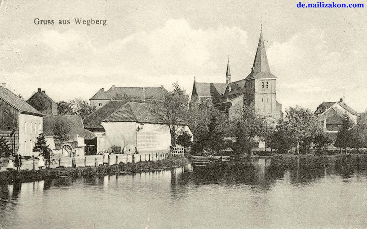 Wegberg. Panorama der Stadt