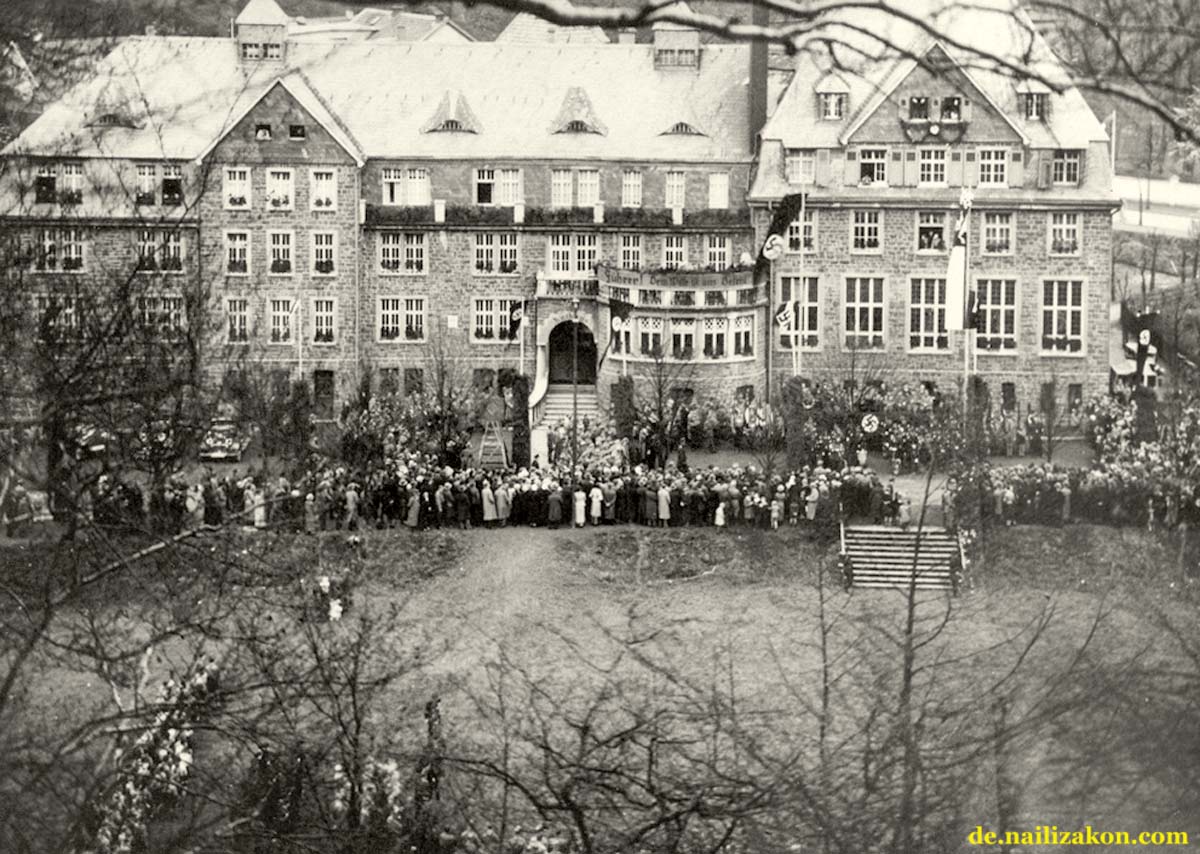 Werdohl. Rathaus, während den Feierlichkeiten, April 1936