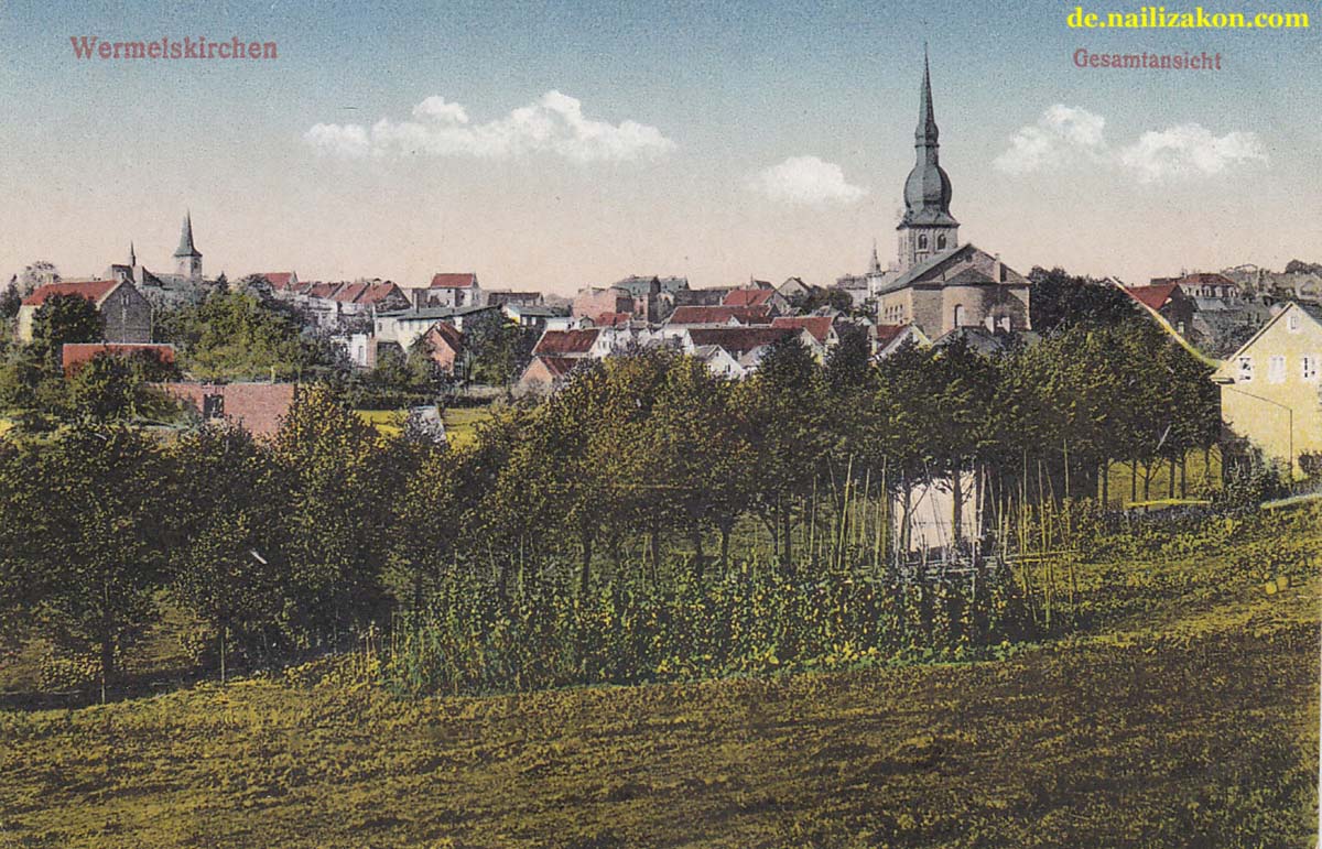Wermelskirchen. Panorama der Stadt