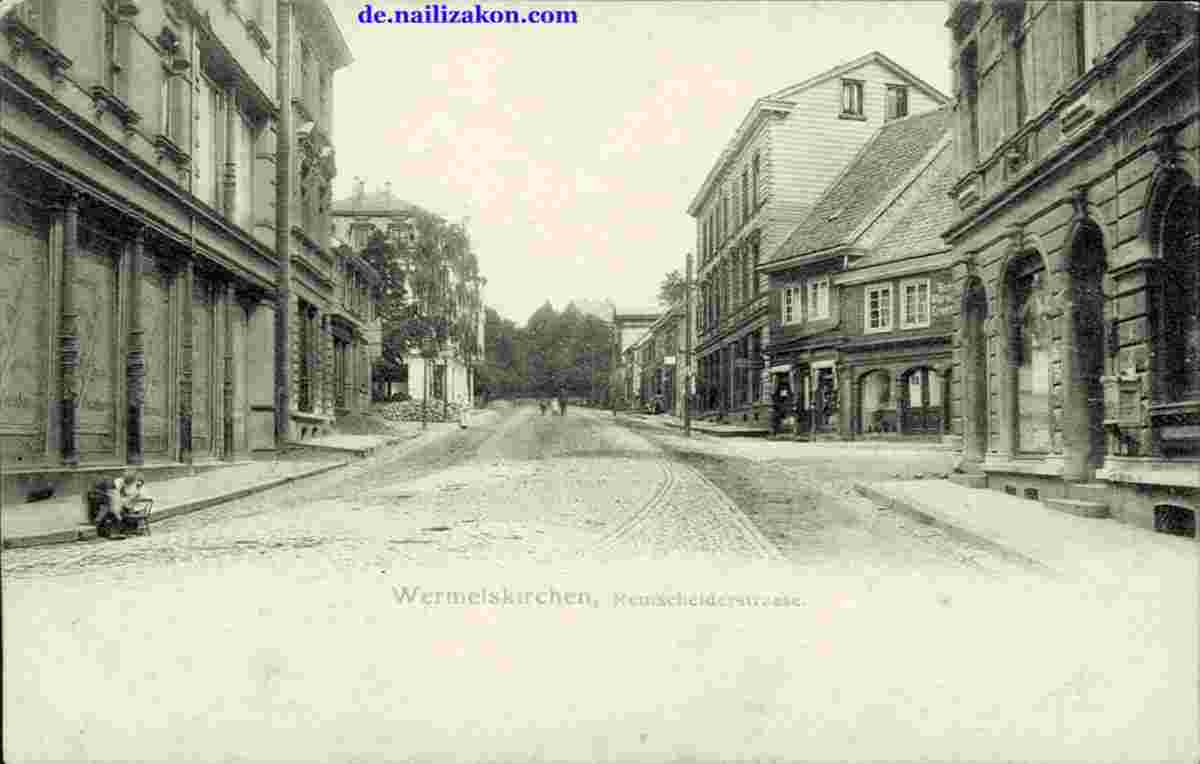 Wermelskirchen. Remscheider Straße, um 1900