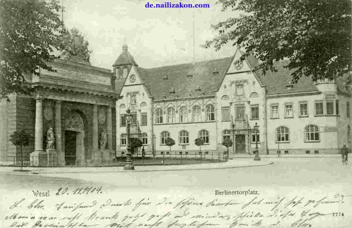 Wesel. Berlinertorplatz, 1904