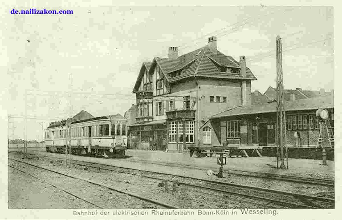 Wesseling. Bahnhof