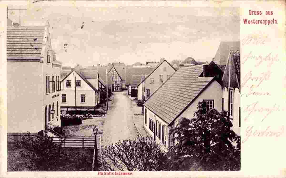 Westerkappeln. Bahnhofstraße, 1906