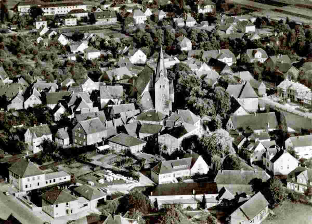 Westerkappeln, Panorama mit Kirche