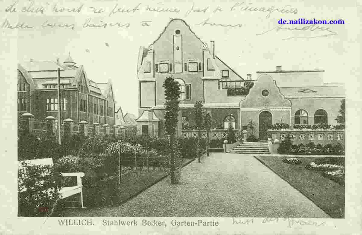 Willich. Stahlwerk Becker, 1919