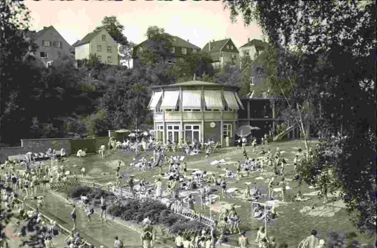Windeck. Langenberg - Schwimmbad, 1955