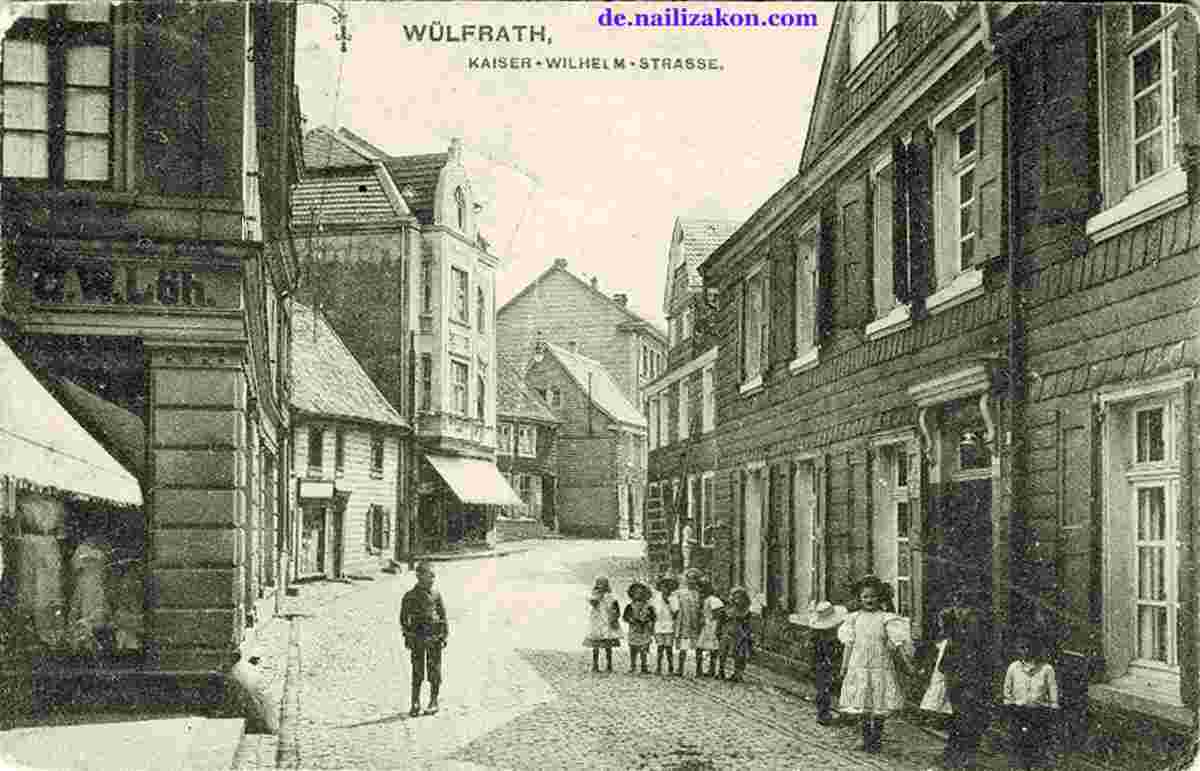 Wülfrath. Kaiser Wilhelm Straße, 1913