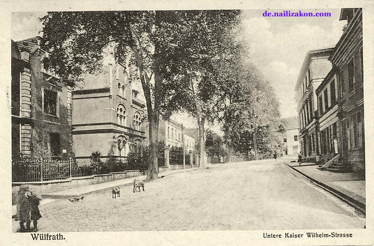 Wülfrath. Untere Kaiser Wilhelm Straße, 1917