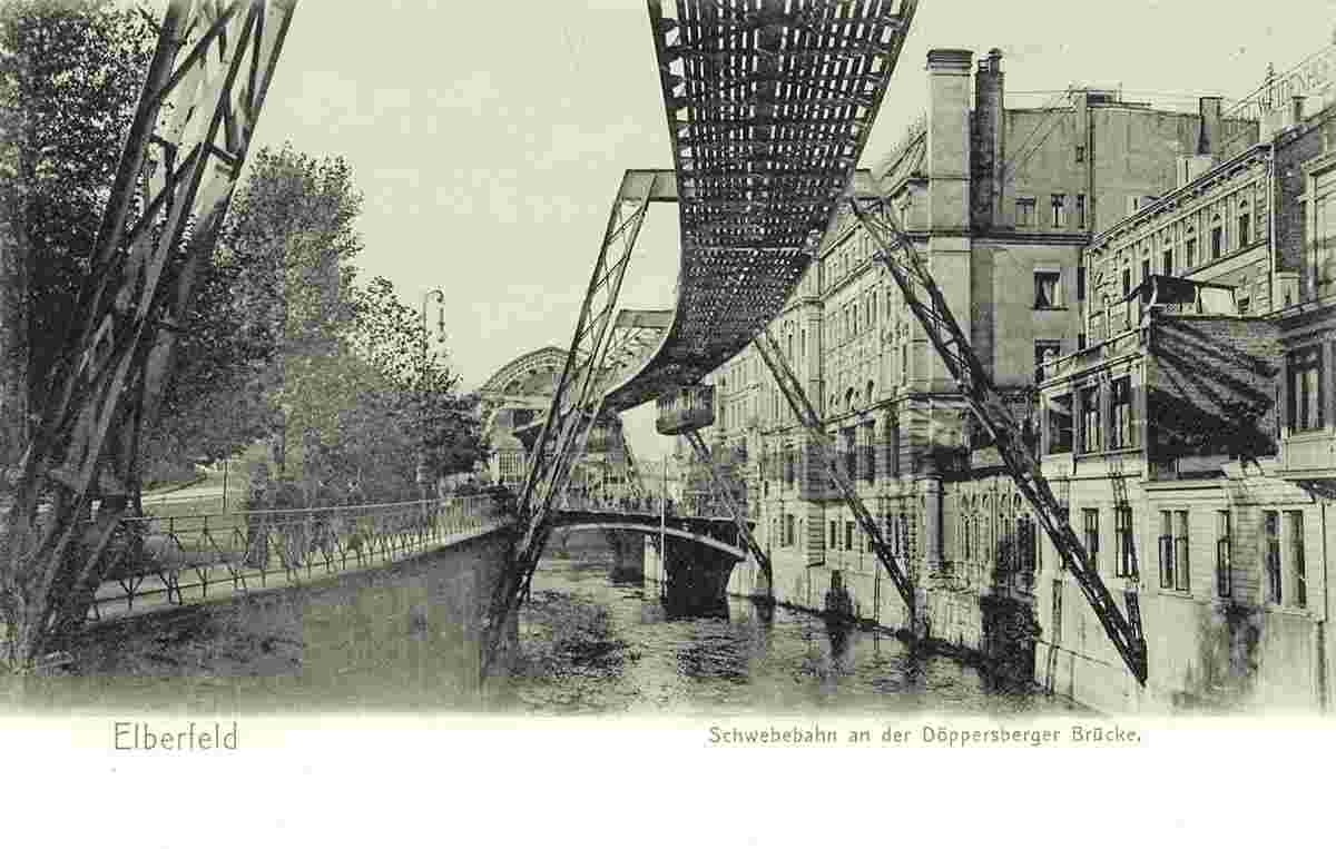 Wuppertal. Schwebebahn an der Döppersberger Brücke