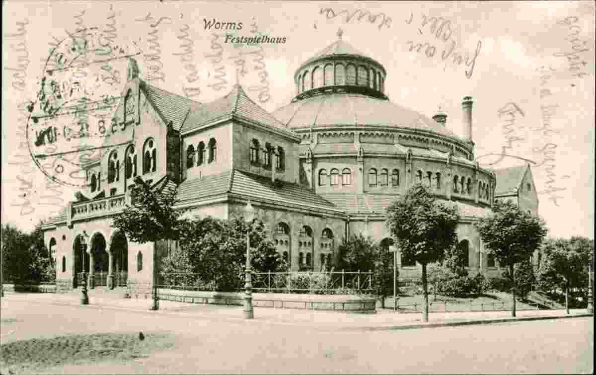 Worms. Festhalle (Festspielhaus), 1915