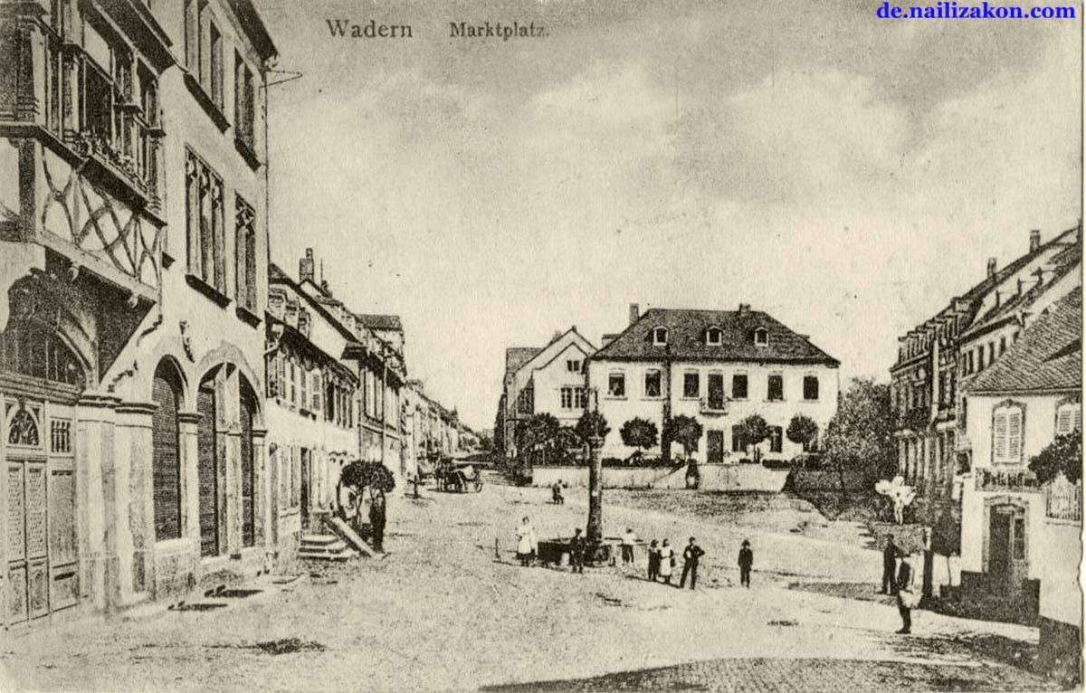 Wadern. Marktplatz, 1924